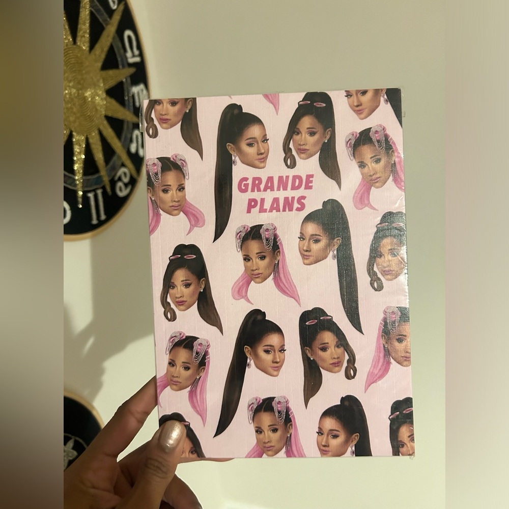 Ariana Grande “Grande Plans” Pink Lined Notebook